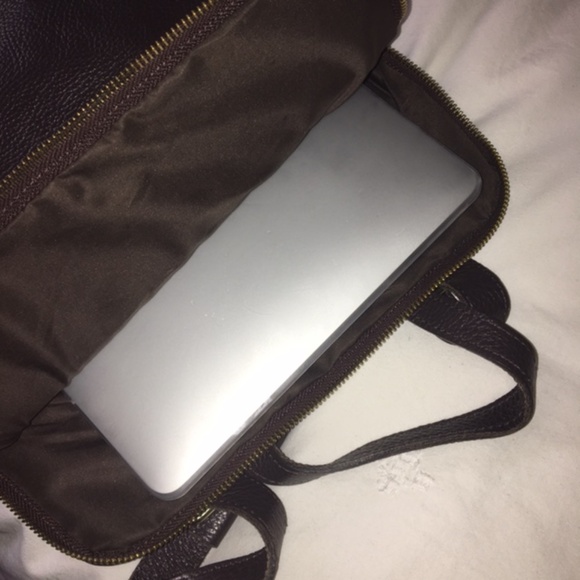 NWOT Vere Belle Italian Leather Backpack Purse - Picture 12 of 13